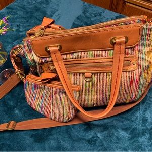 MZ Wallace Tangier Twill Handbag & Pouch